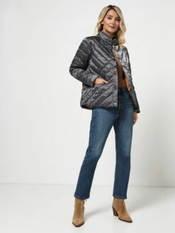 Doudoune En Tissu Satiné - Gris 8 Doudoune En Tissu Satiné - Gris -castorama shop 001010408 001 V3 T4