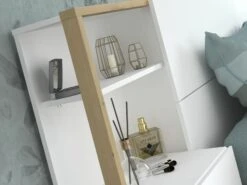 Tête De Lit SAMMY Avec Tables De Chevet 160x200 Cm Chêne Jackson/blanc -castorama shop 03 3199TETE 51fd