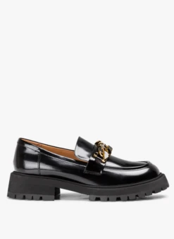 RAMSAY - Mocassins En Cuir Glacé | Noir