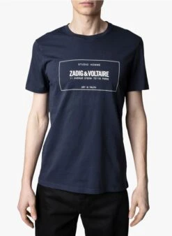 Zadig & Voltaire Tee-shirt Col Rond En Coton | Noir