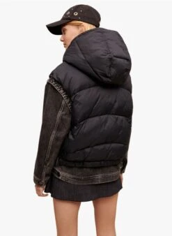 Maje BACILLY - Blouson Bi-matière | Noir 19 Maje BACILLY - Blouson Bi-matière | Noir -castorama shop 3990980