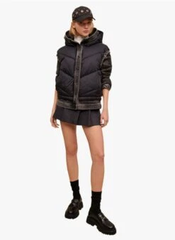 Maje BACILLY - Blouson Bi-matière | Noir 18 Maje BACILLY - Blouson Bi-matière | Noir -castorama shop 3990981