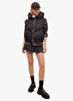 Maje BACILLY - Blouson Bi-matière | Noir 21 Maje BACILLY - Blouson Bi-matière | Noir -castorama shop 4003706