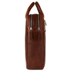 Lucleon Montreal - Sac Pro En Cuir Marron à Double Fermeture -castorama shop 5 4 1 6