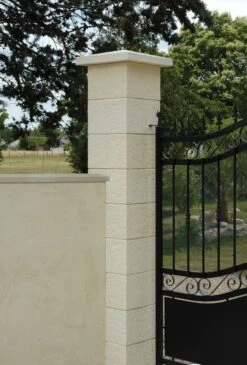 Element De Pilier Cheverny 30 X 30 X 25 Creme
