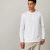 Hartford Tee-shirt Henley En Jersey Slub Blanc -castorama shop AZ70303 01 2 ce1c