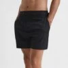 Reiss Black Sun Side Adjuster Swim Shorts -castorama shop D69022s