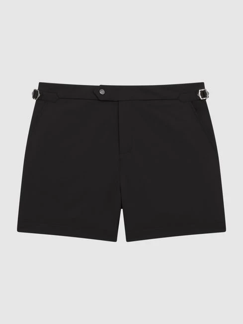 Reiss Black Sun Side Adjuster Swim Shorts 3 Reiss Black Sun Side Adjuster Swim Shorts – Image 2