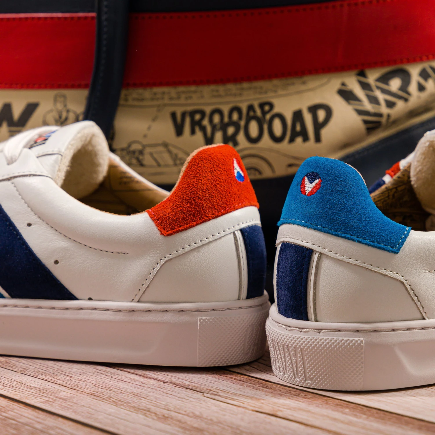 Baskets En Cuir - Caval X Vaillant 8 Baskets En Cuir - Caval X Vaillant – Image 8