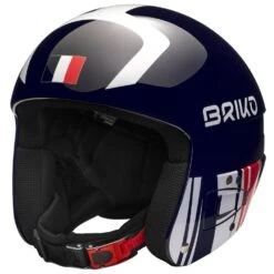 Casque Briko Vulcano Fis 6.8 Epp - France Shiny Tangaroa Blue White