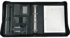 ALASSIO : Serviette-Classeur A4 En Simili-cuir - OSI Noir