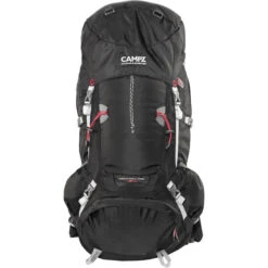 CAMPZ Mountain Pro 42+10l Sac à Dos, Noir