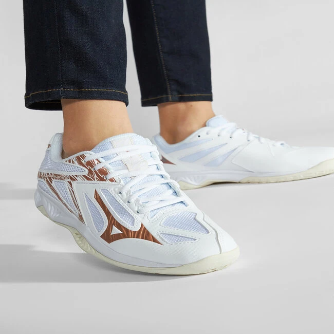 Chaussures Mizuno - Thunder Blade 3 V1GC217036 White/Rose/Snow White 6 Chaussures Mizuno - Thunder Blade 3 V1GC217036 White/Rose/Snow White – Image 5