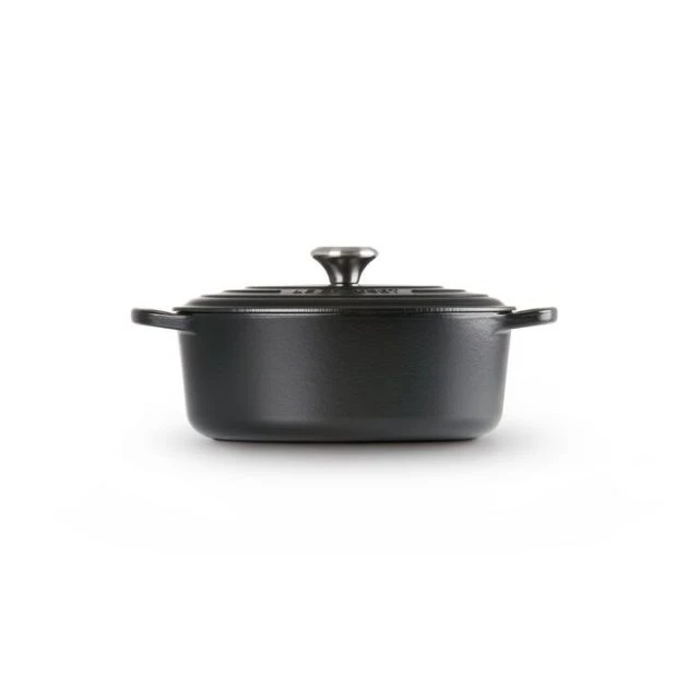 Cocotte En Fonte Ovale 31 Cm Noir Mat Le Creuset Signature 3 Cocotte En Fonte Ovale 31 Cm Noir Mat Le Creuset Signature – Image 2