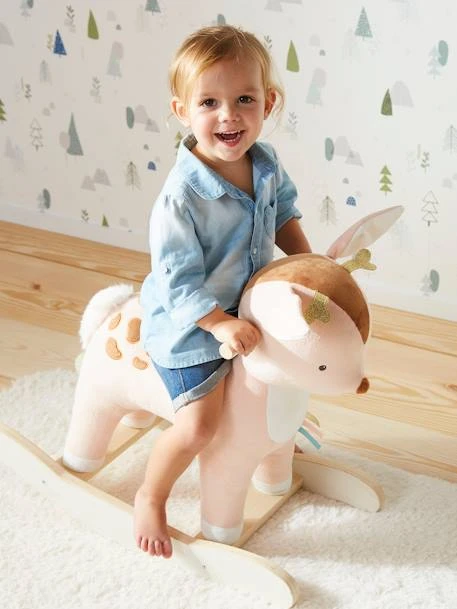 Faon à Bascule En Bois FSC® Multicolore - Vertbaudet 3 Faon à Bascule En Bois FSC® Multicolore - Vertbaudet