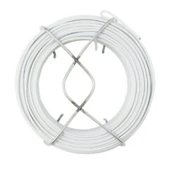 Castorama Fil D'acier Revêtement PVC Blanc Diall ø1.4 Mm, 50 M