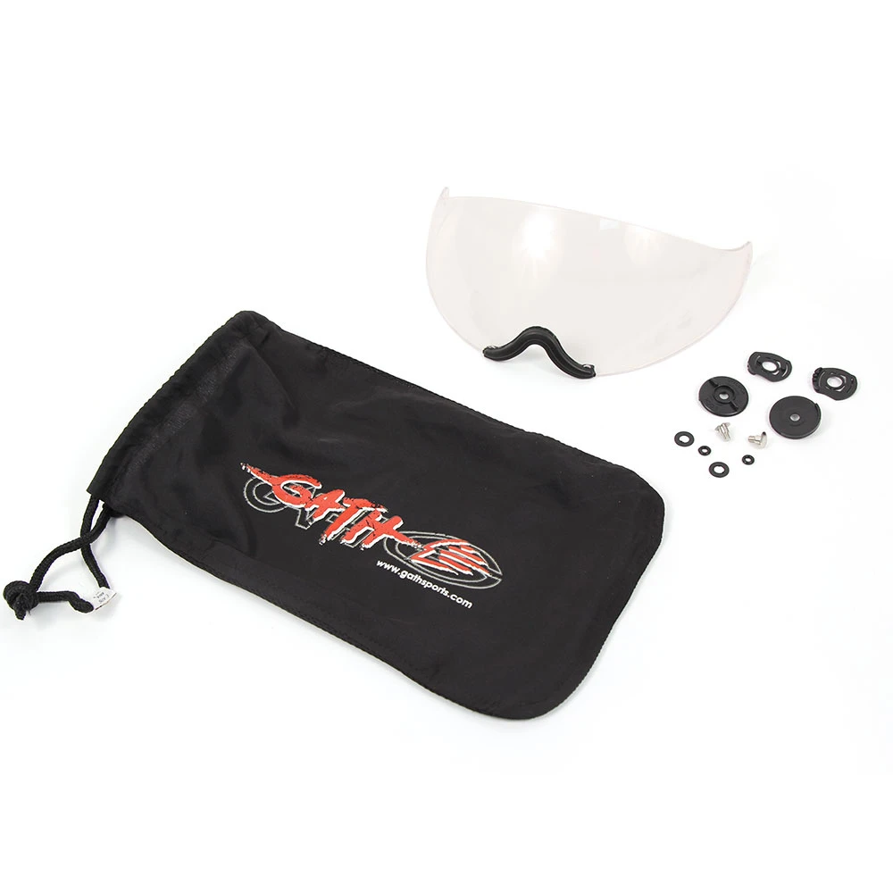 DEMI VISIERE TRANSPARENTE POUR CASQUE GATH CONVERTIBLE OU GEDI 4 DEMI VISIERE TRANSPARENTE POUR CASQUE GATH CONVERTIBLE OU GEDI – Image 2