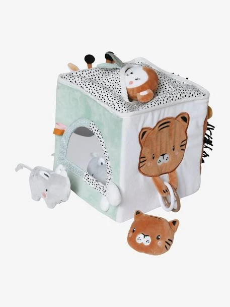 Grand Cube D'activités En Tissu TANZANIE Multicolore - Vertbaudet 2 Grand Cube D'activités En Tissu TANZANIE Multicolore - Vertbaudet