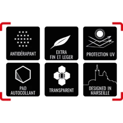 Grip De Traction SURF Antidérapant Hexapads Howzit - 20 Pcs