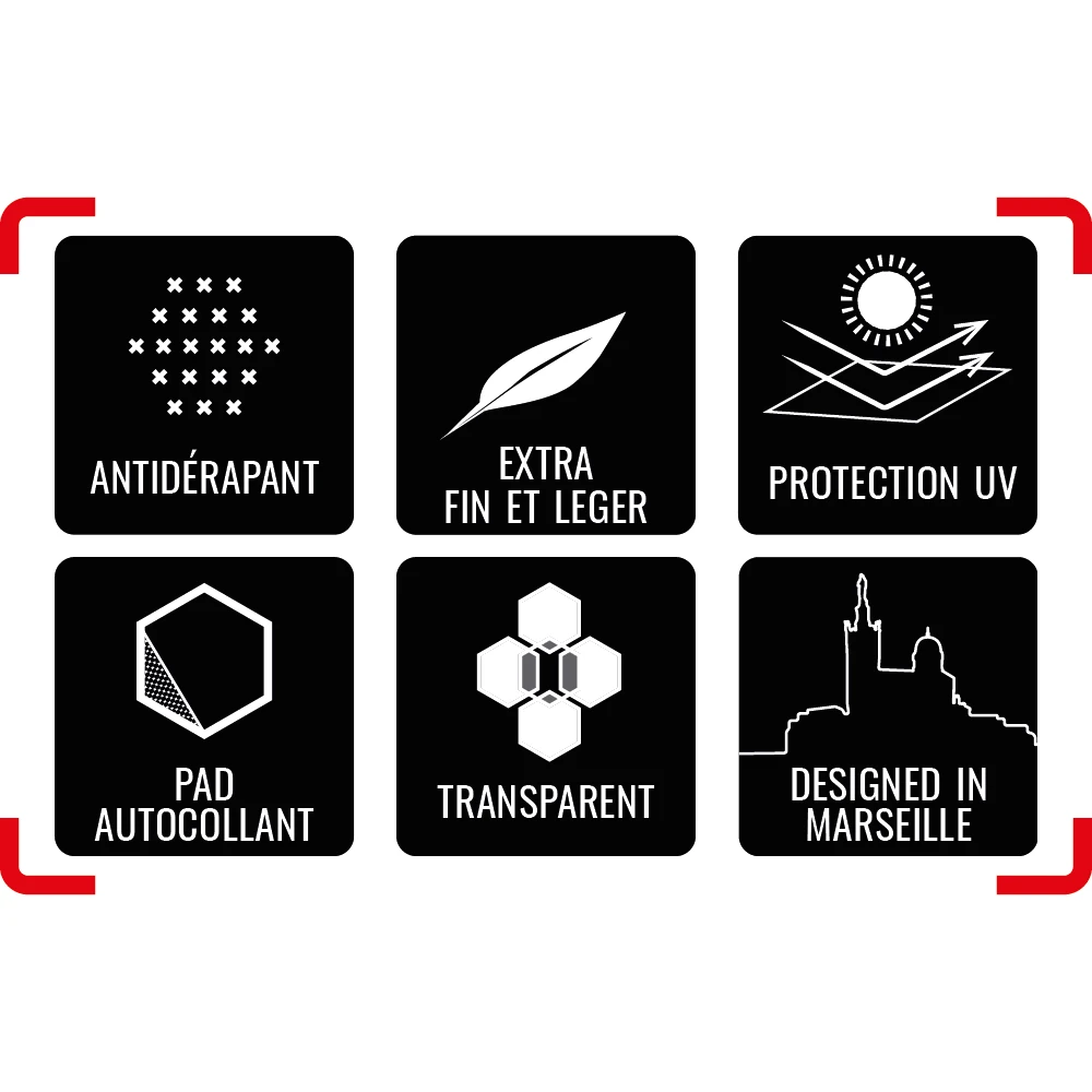 Grip De Traction SURF Antidérapant Hexapads Howzit - 20 Pcs 3 Grip De Traction SURF Antidérapant Hexapads Howzit - 20 Pcs