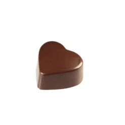 Moule Chocolat Polycarbonate Praline Cœur 2,5 X 2,8 X H 1,6 Cm (x24) Pavoni