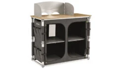 Outwell Padres XL Kitchen Table W/Bamboo Table Top Shadow Grey