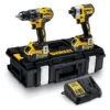 Pack Perceuse Percussion DCD796 Et Visseuse à Chocs DCF887 18V (2x5,0 Ah) Dans Coffret - DEWALT DCK266P2-QW -castorama shop pack machine perceuse visseuse dewalt dck266p2