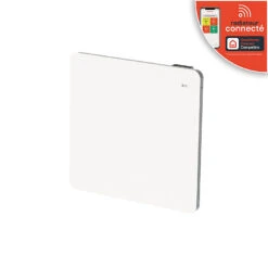 Castorama Radiateur Connecté électrique Double Cœur De Chauffe GoodHome Sondrio Blanc 1000W Horizontal