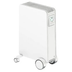 Castorama Radiateur Mobile à Inertie Sèche GoodHome Hoerta Blanc 2000W