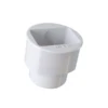 Tampon Réducteur MEP TR680 Pour Tuyau En Alu 60x80 Mm - PVC Blanc