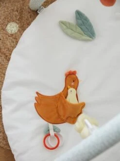 Tapis D'éveil Avec Arches En Coton Nid D'abeille LOVELY FARM Lovely Farm - Multicolore - Vertbaudet -castorama shop tapis deveil avec arches en coton nid dabeille lovely farm 3