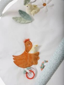 Tapis D'éveil Avec Arches En Coton Nid D'abeille LOVELY FARM Lovely Farm - Multicolore - Vertbaudet -castorama shop tapis deveil avec arches en coton nid dabeille lovely farm 5