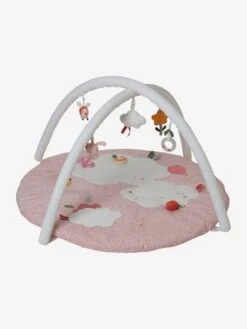 Tapis D'éveil Avec Arches VOYAGE AU PAYS ROSE Rose - Vertbaudet -castorama shop tapis deveil avec arches voyage au pays rose 4
