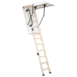 Escalier Escamotable Bois + Trappe Isolée